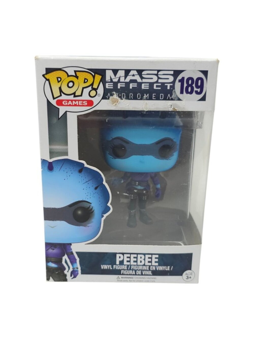 Funko Pop Games Mass Effect Andromeda Peebee #189 Vinyl Figure Damaged Box